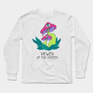 Viewer of The Unseen V2 - Mushrooms Long Sleeve T-Shirt